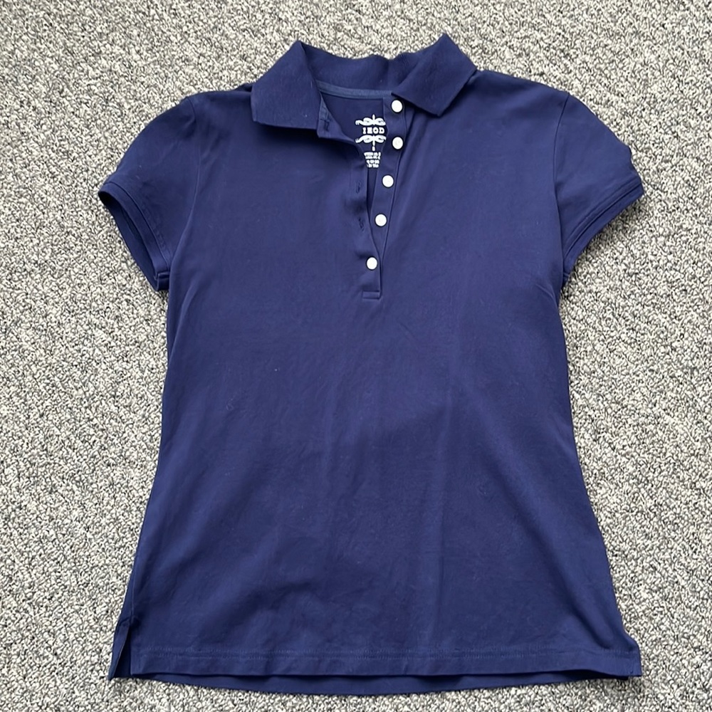 Izod navy golf shirt size S
